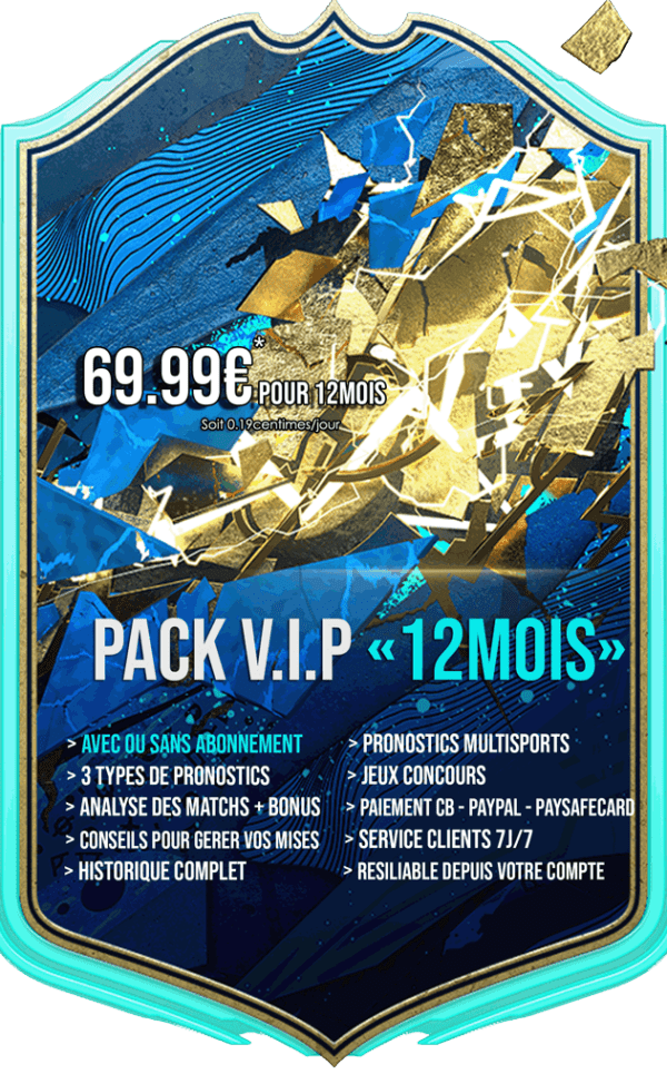 PACK V.I.P - 12 MOIS