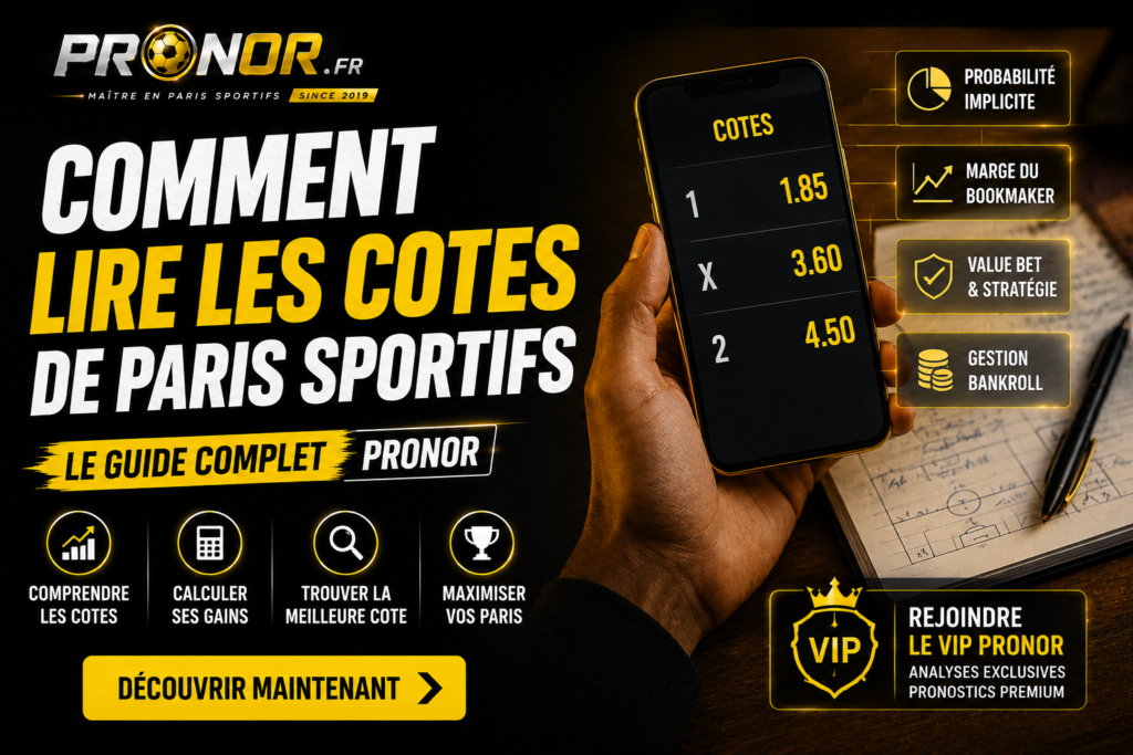Comment lire les cotes foot et maximiser son gain