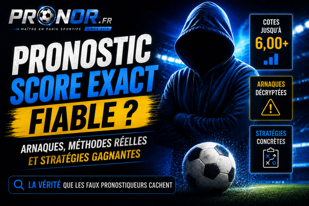 Pronostic score exact fiable au football : analyse et réalité des paris