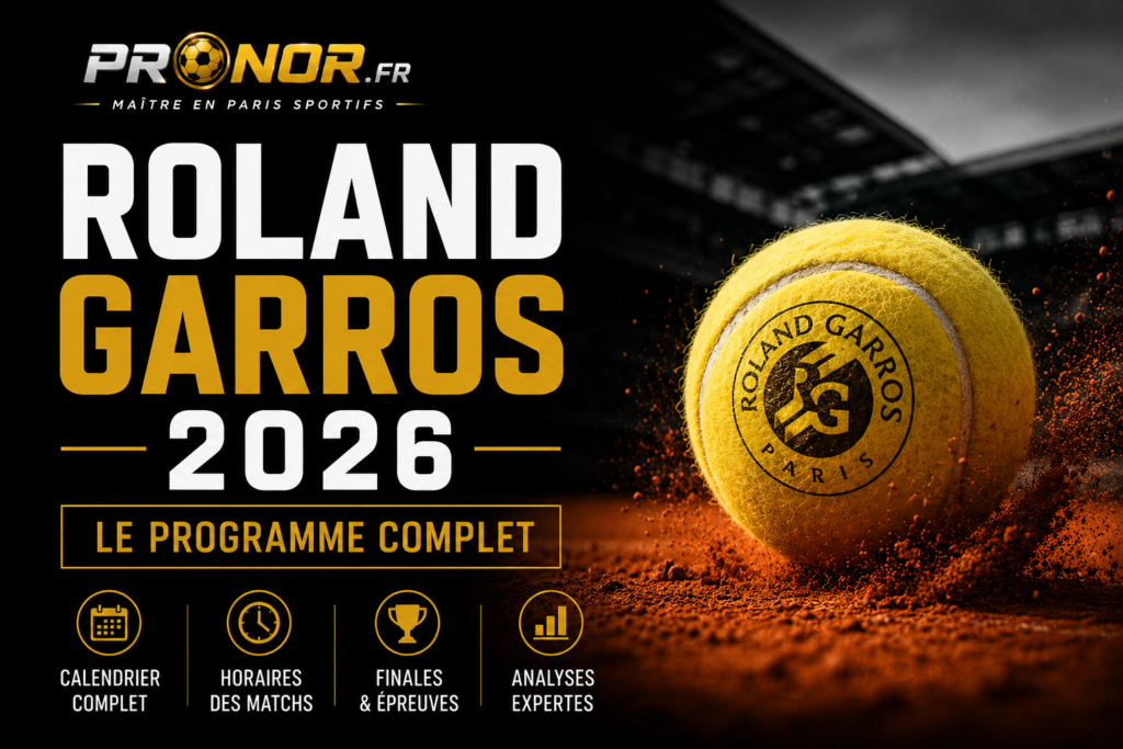 Programme roland-garros 2026 : calendrier, matchs et finale