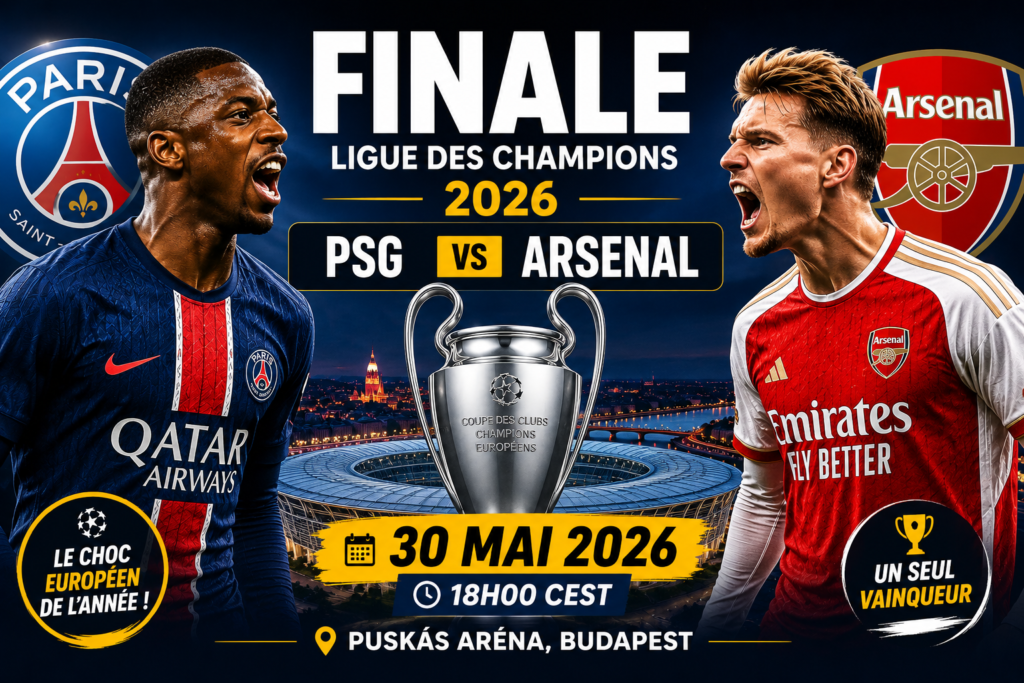 Finale ligue des champions 2026 : date, lieu et billets à Budapest
