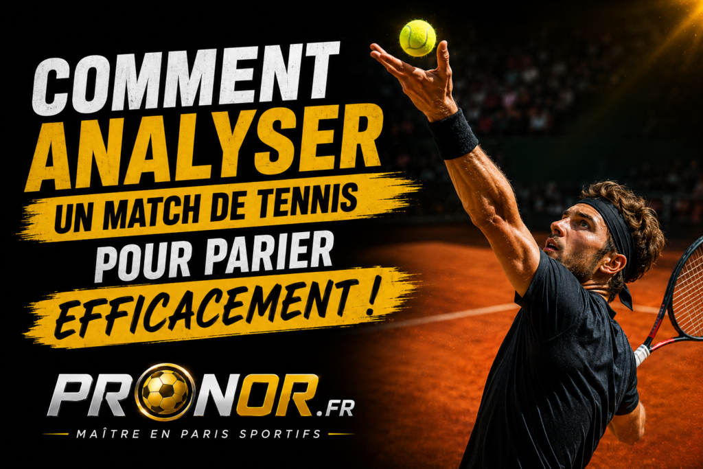 Comment analyser un match de tennis pour parier efficacement