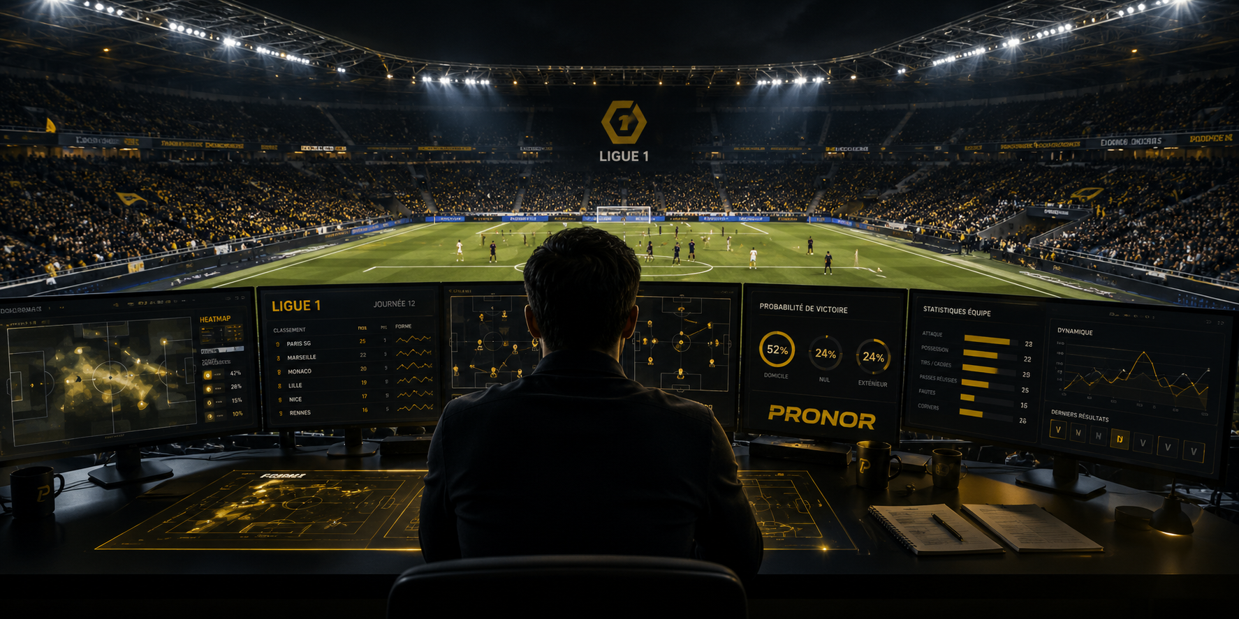 Match piège Ligue 1 : favori sous pression, outsider compact, analyse domicile extérieur et prudence tactique PRONOR