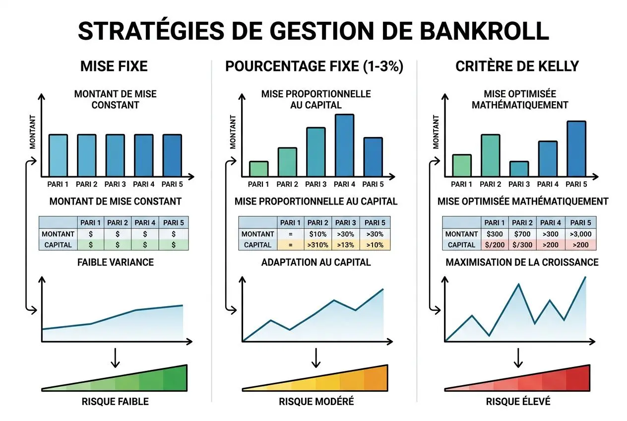 Pourquoi je perds toujours aux paris sportifs : illustration des causes et du risque, avec trois scénarios et risques estimés.