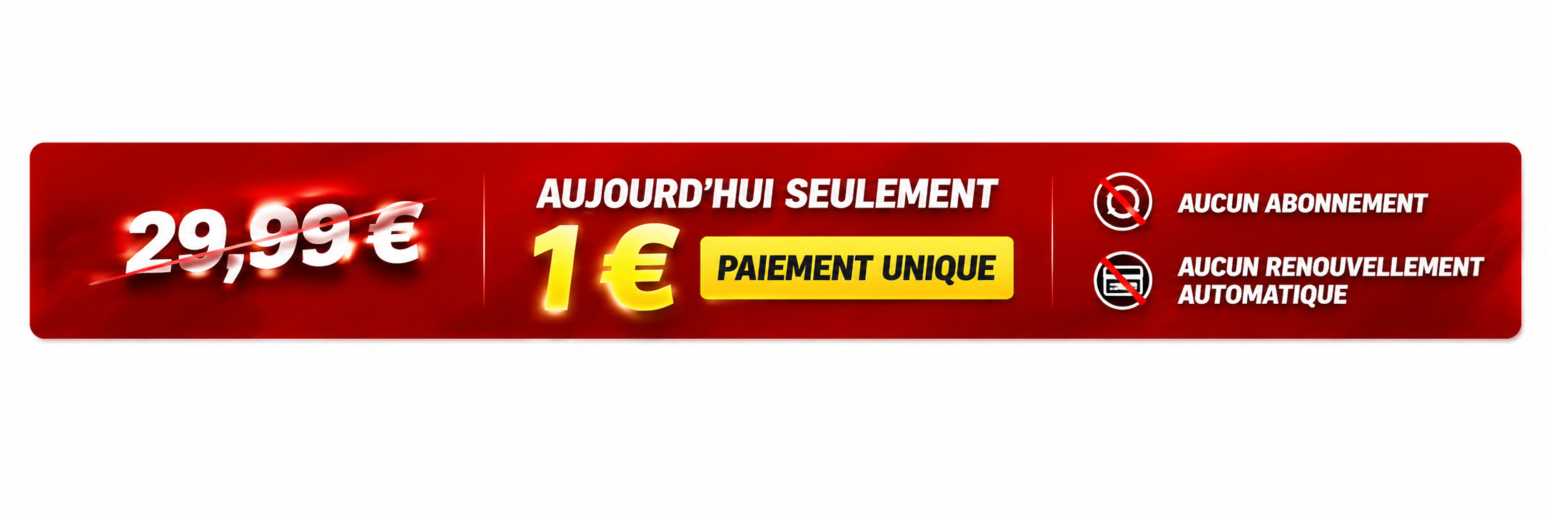 VIP Découverte 10 jours pour 1 euro - paiement unique sans abonnement