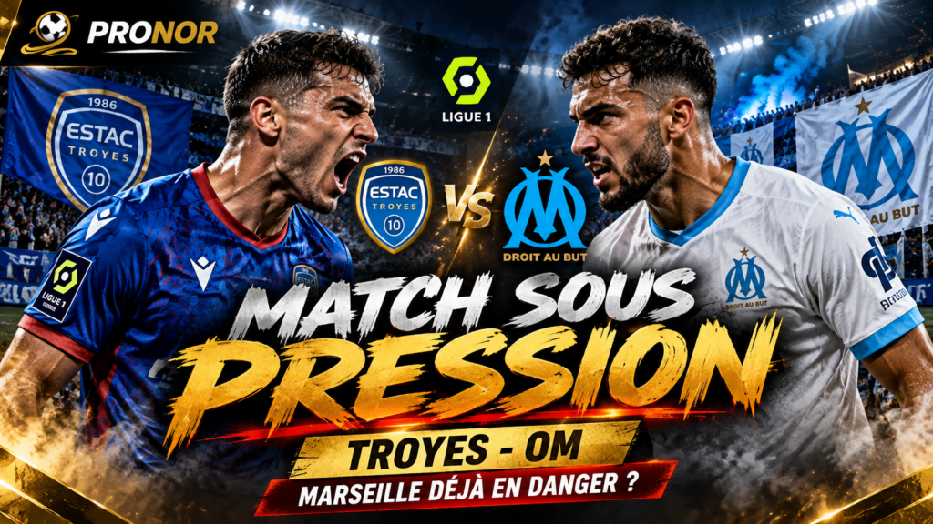 Troyes – OM : analyse, stats, compos et pronostic
