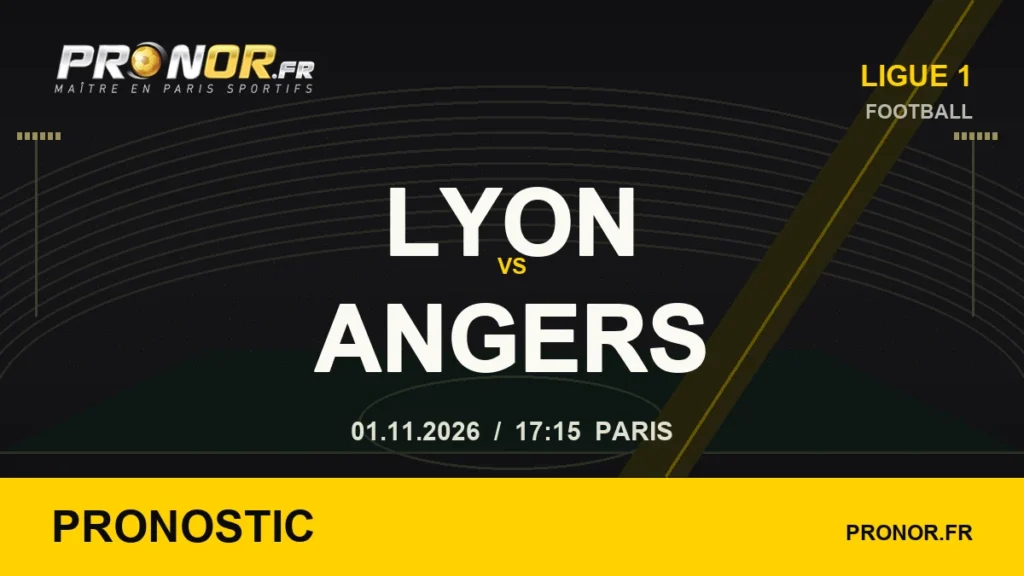 Olympique Lyon – Angers SCO : pronostic et analyse du match